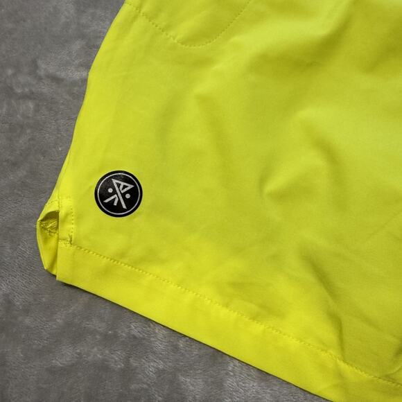 Roark Run Amok x Public Lands Bommer 7” Shorts Men’s Small Citron Yellow - Picture 10 of 14